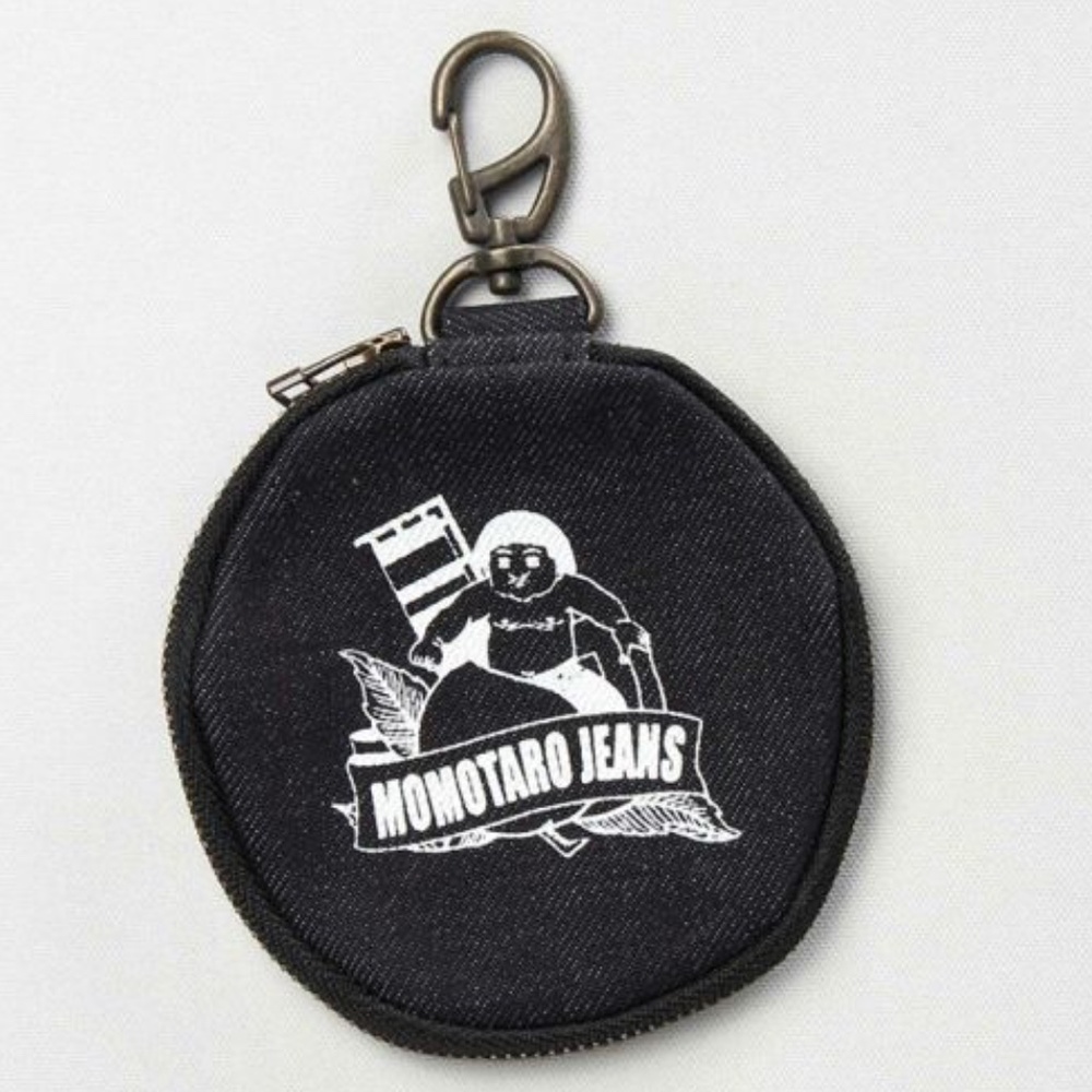 Momotaro Logo Round Coin Purse